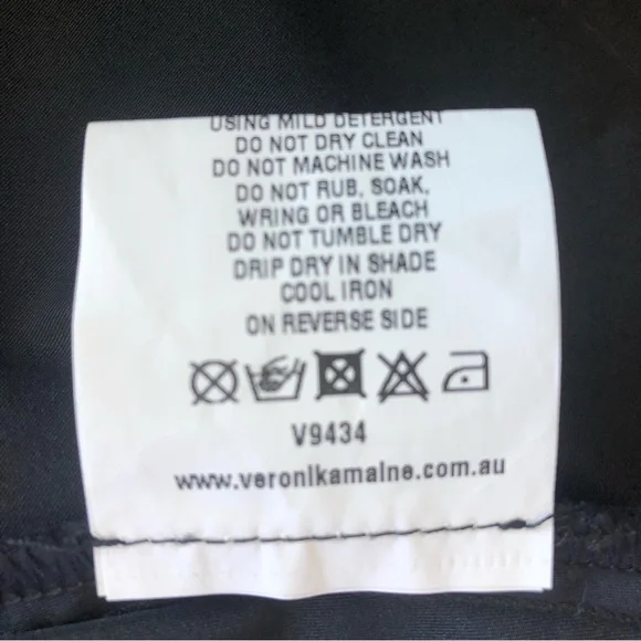 🌿 VERONIKA MAINE 🌿 sleeveless waterfall dress size 6 - Picture 9 of 9